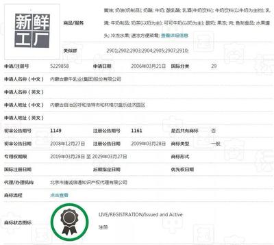 十年磨一劍未成，商標(biāo)申請(qǐng)之痛 蒙牛的十六年商標(biāo)路
